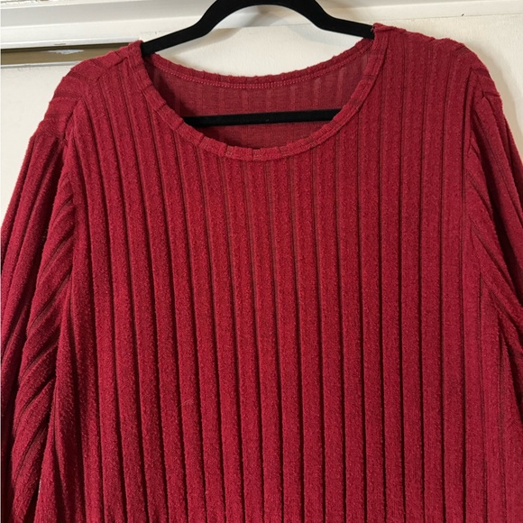 Red Lantern Long Sleeve Midi Dress - Picture 5 of 8